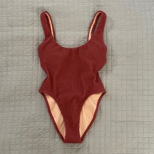 Jcrew Scrunchie classic scoopneck one-piece